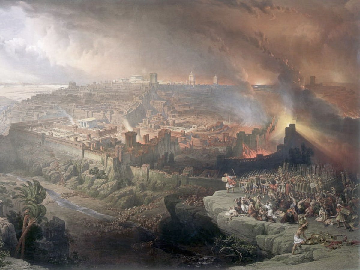 The Siege of Jerusalem in 70 CE - World History Encyclopedia