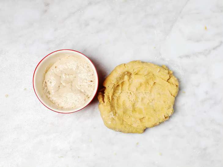 Making an Indentation in Dough Ball