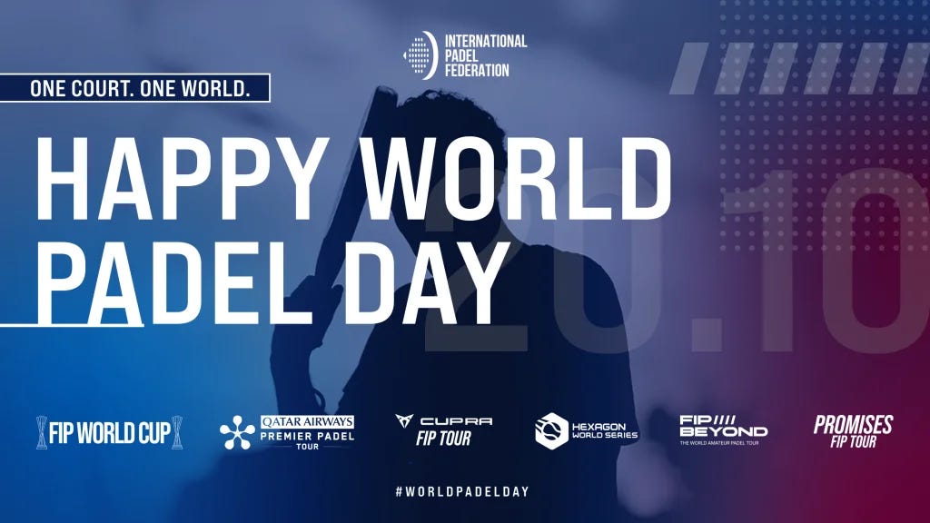 FIP announces official World Padel Day with renewed call for Olympic inclusion FIP announces official World Padel Day with renewed call for Olympic inclusion