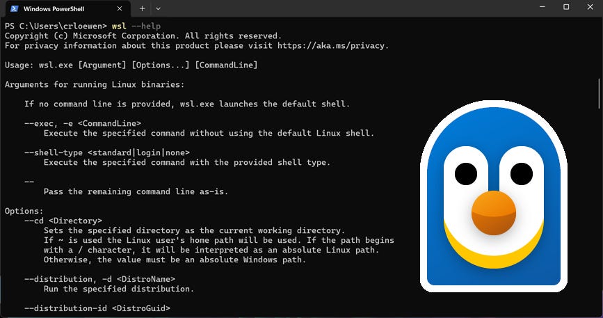 The Windows Subsystem for Linux Open Source