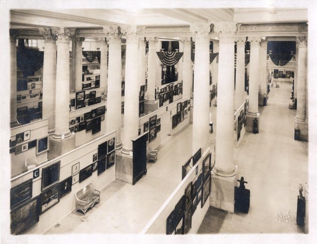 1917 年獨立藝術家協會展覽資料｜來源：Philadelphia Museum of Art Pressroom
