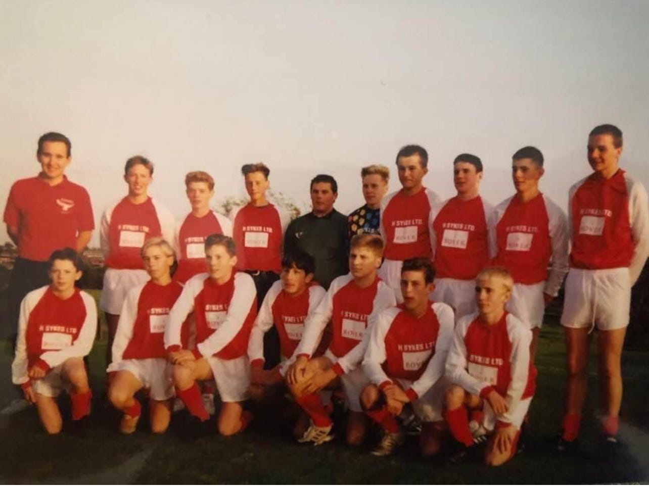 a picture of a sunday league team