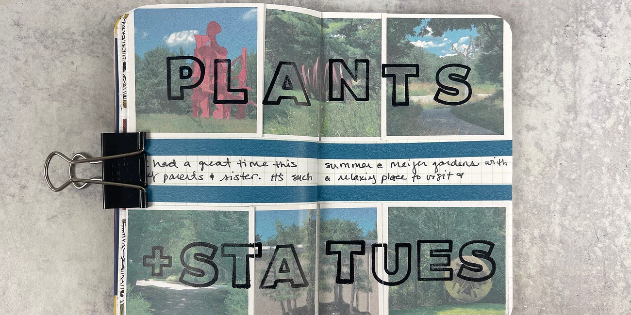Daily Pages 01/12/24: Extra Photos + StazOn Stamping