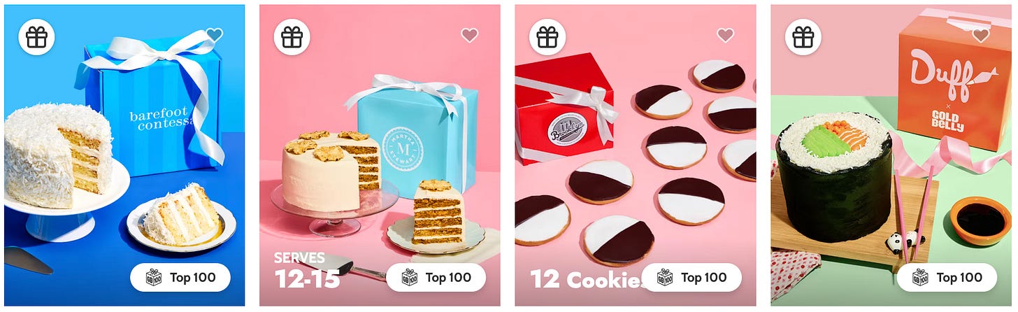 Goldbelly subscription gifts and boxes