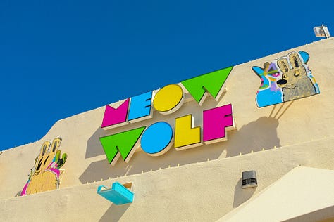 Kiva light, Santa Fe, Meow Wolf, Helena Capitol