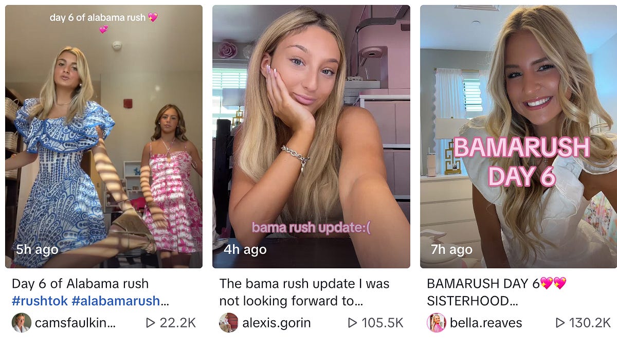 Comments - Culture Study Meets Bama RushTok