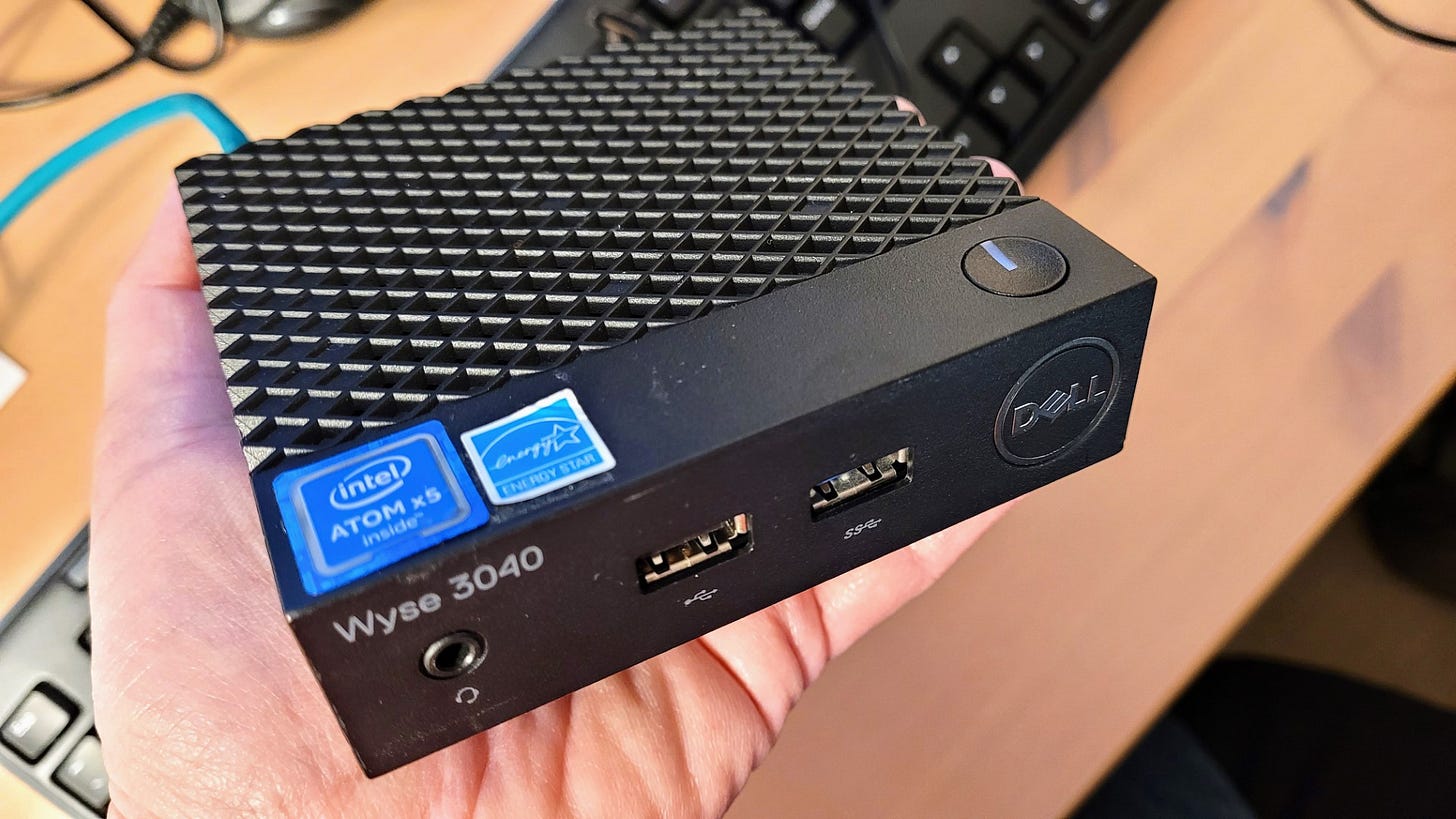 Dell Wyse 3040 computing device