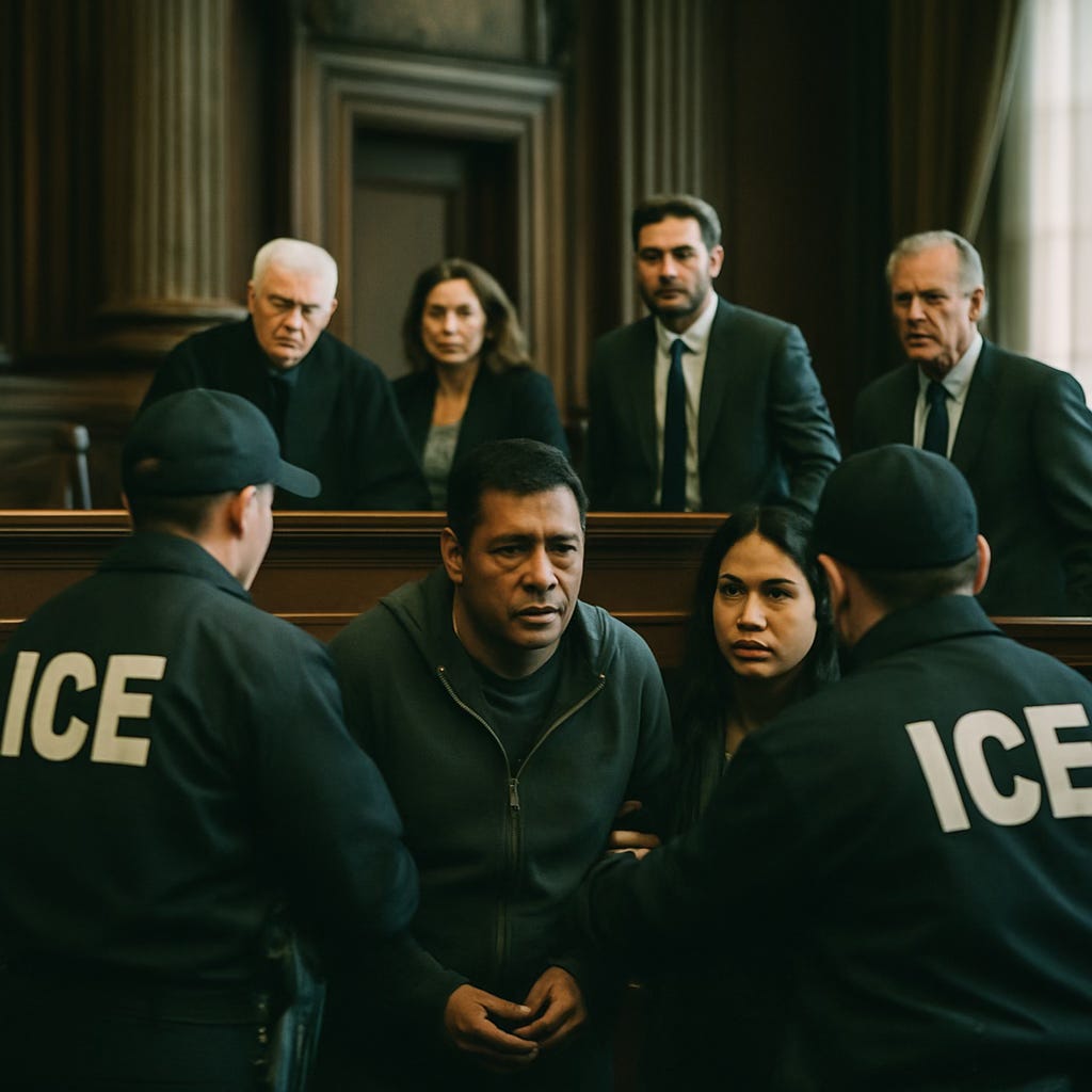 ICE agents arresting people in courthouses