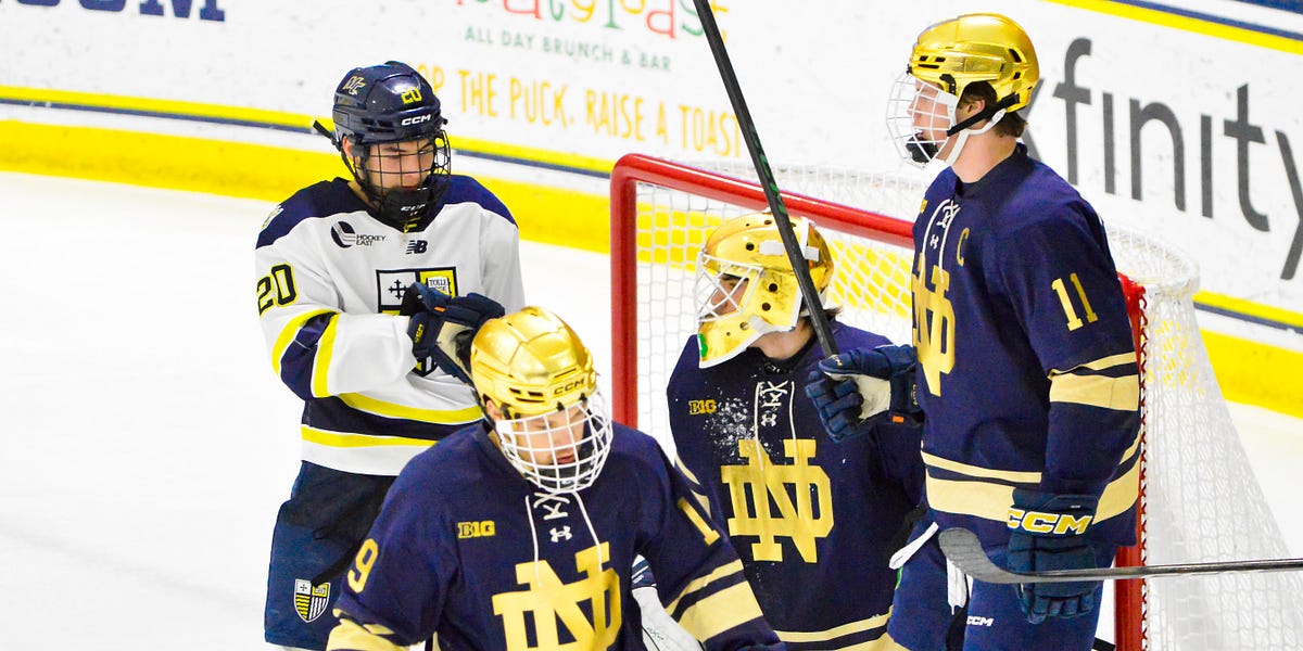 Third period collapse costs Merrimack in loss to Notre Dame