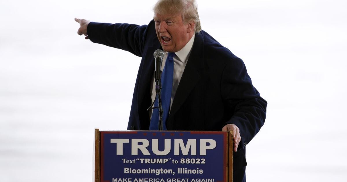 Trump's endorsement of violence reaches new level: He may pay legal fees  for assault suspect - Los Angeles Times