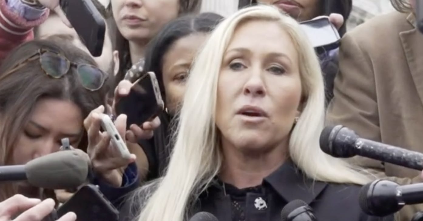 Rep. Marjorie Taylor Greene files resolution to oust Mike Johnson as U.S.  House speaker • Daily Montanan