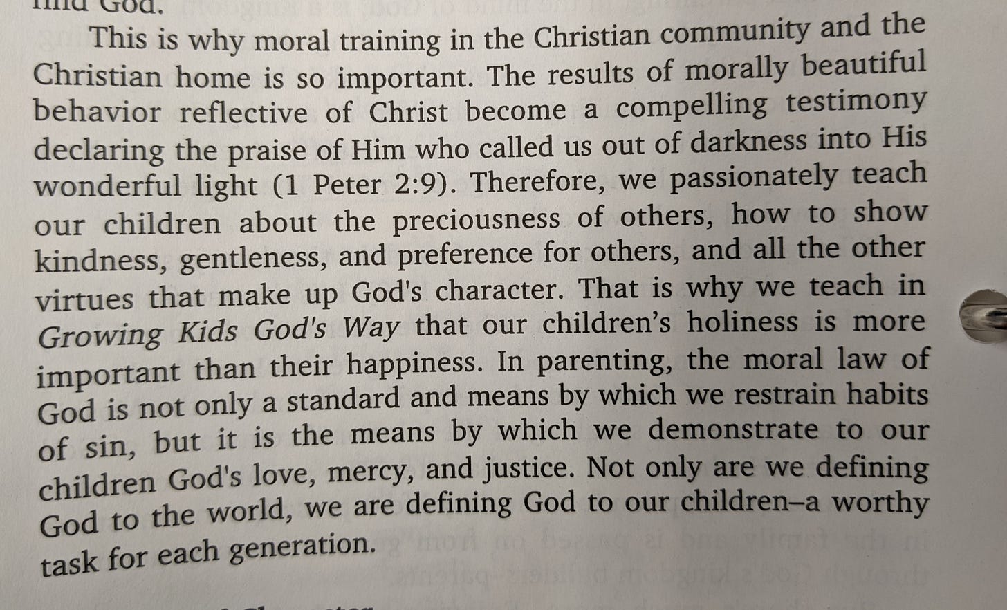 Growing Kids God's Way – Part 6 – Freedom From Fundamentalism