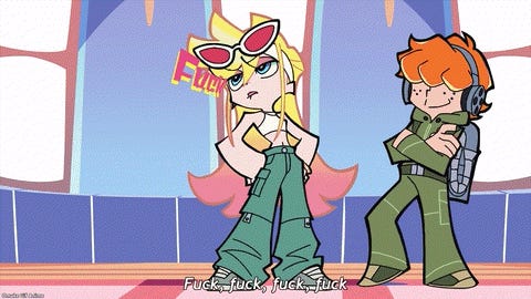 New Panty and Stocking with Garterbelt — Episode 8 — Panty Curse Word Song