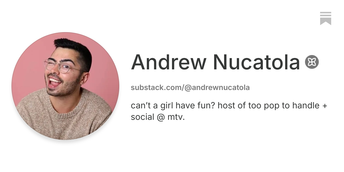 Andrew Nucatola | Substack