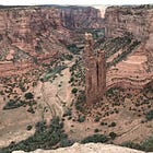 My First Glimpse of Spider Rock And Other Sites in Canyon de Chelly
