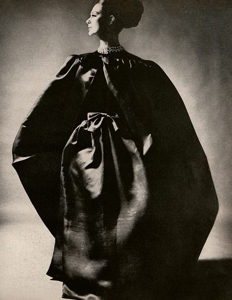 Photographs of fashion designer Balenciaga's gowns from the 1950s and 1960s by photographer Tom Kublin