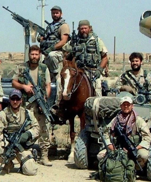 r/SpecOpsArchive - 5th SFG (Airborne) , was 1 out of the 2 first SF units deployed in Afghanistan post 9/11. Referred to as the “horse soldiers” considering they rode horses to battle with North Alliance militia warlords. 12 5th SFG members took control of Al-Quaida territory in 3 weeks.