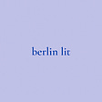 berlin lit poetry journal's avatar