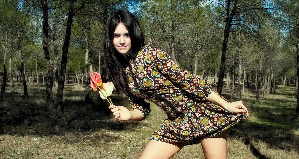 Flower power girl