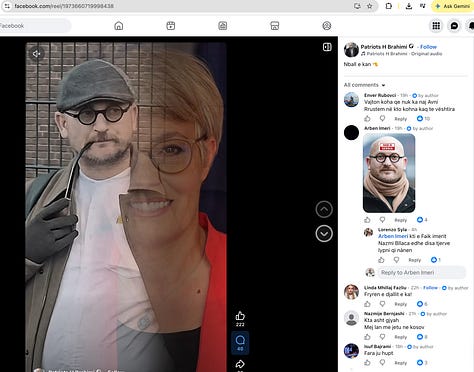 Remarks and commentary responses of ‘Patriots H Brahimi’ account.