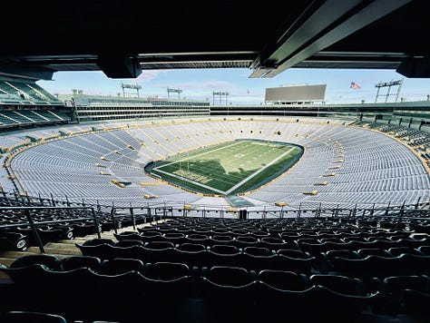 stadium, sky, sign, tickets, pictures, group, people