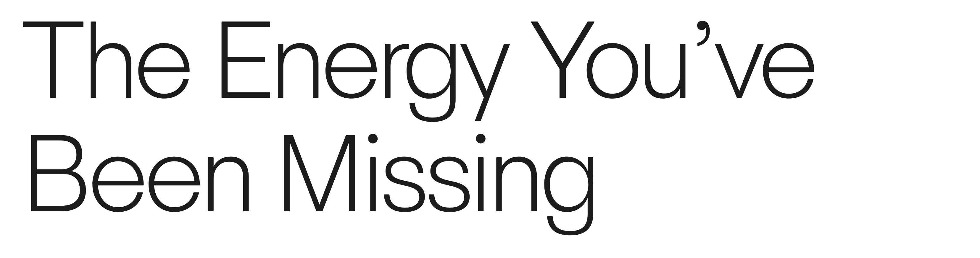 DAY 2 THE ENERGY YOU’VE BEEN MISSING by THEGLWGUIDE