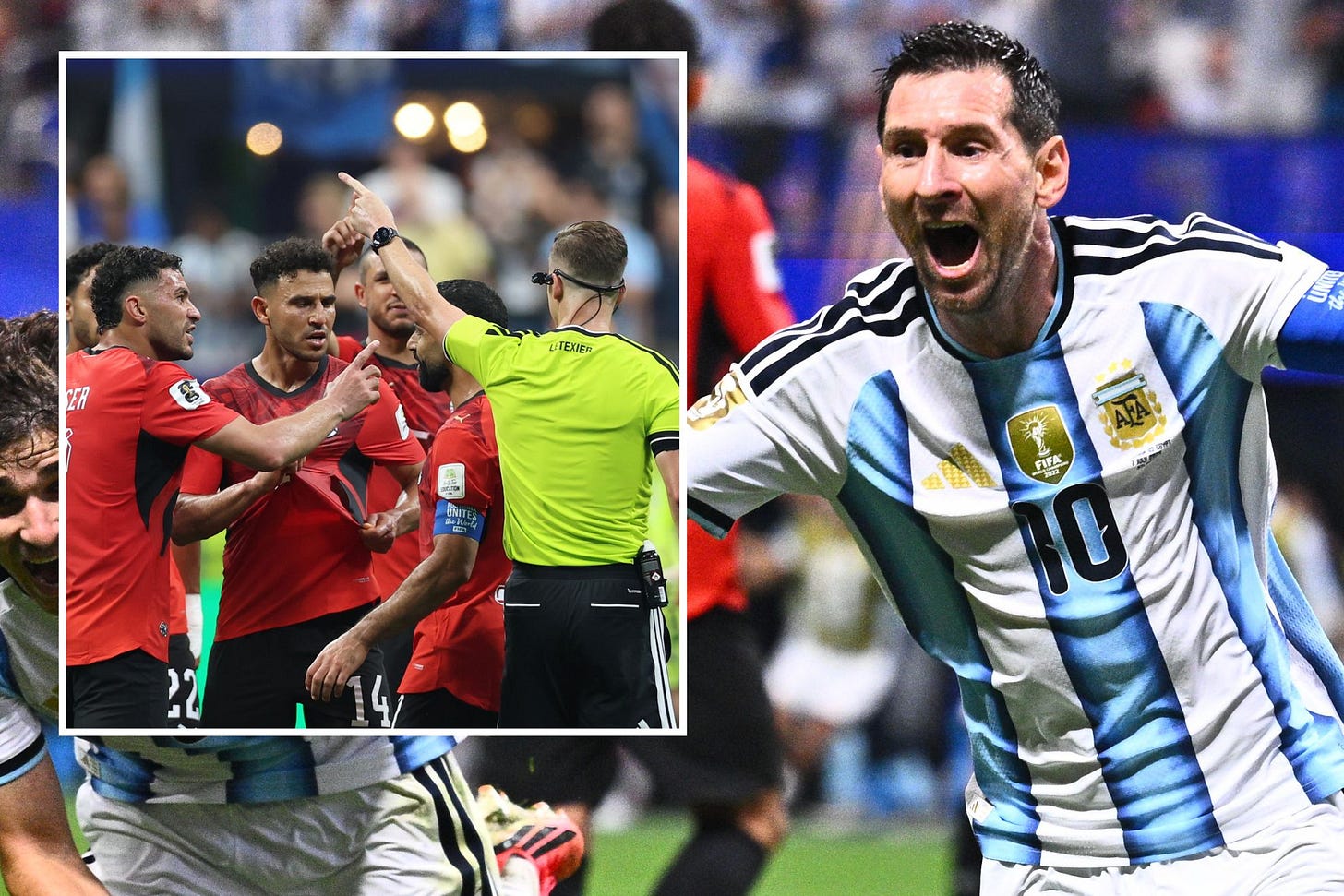 Lionel Messi has a totally different view on the controversial Argentina vs  Egypt World Cup clash | MARCA
