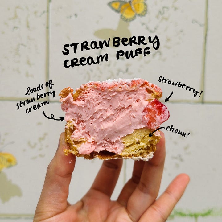 COPAIN STRAWBERRY CREAM PUFF