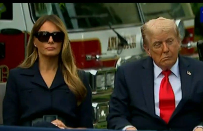 Trump Looks Like He Is Dying At 9/11 Event