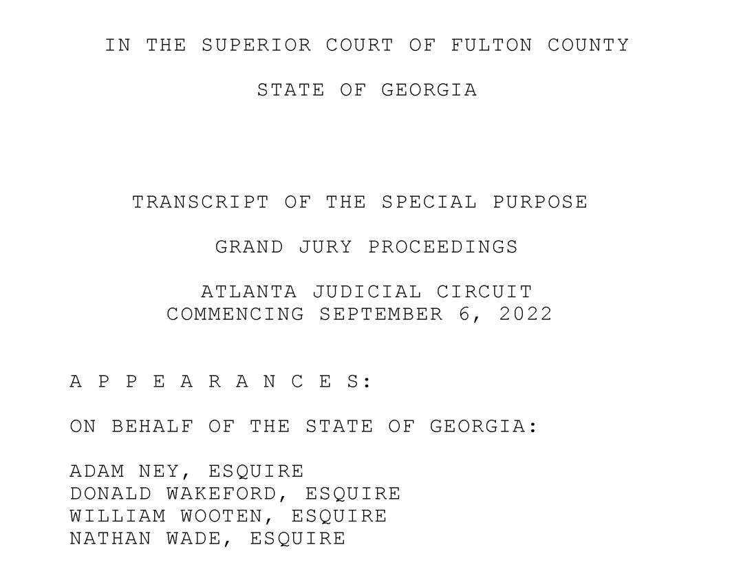 Grand Jury Transcripts Grand Jury Testimony From Senator David Perdue Suggests Gov. Brian Kemp ...