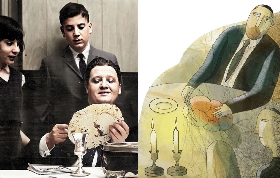 Photo references that Nayberg used to depict the scenes.