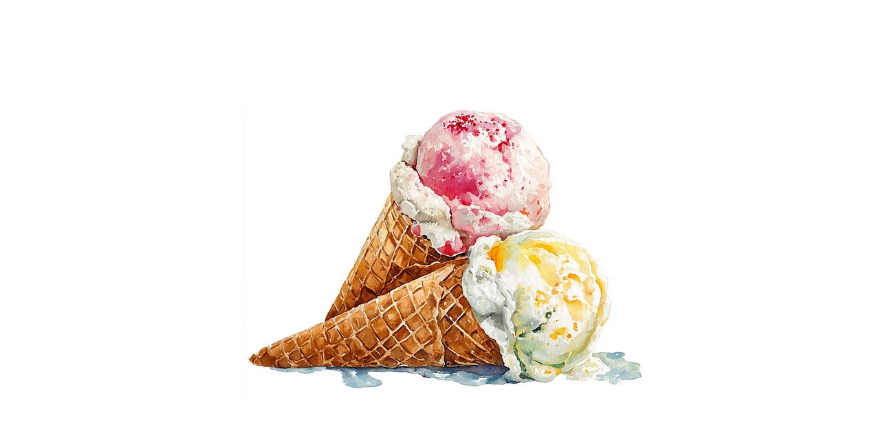 The end of the ice cream shop