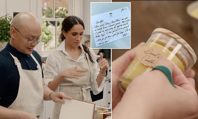 Meghan Markle shows off calligraphy skills in trailer for new Netflix show-  20 years after writing invitations for celebrity weddings to make ends meet  as a jobbing actress | Daily Mail Online