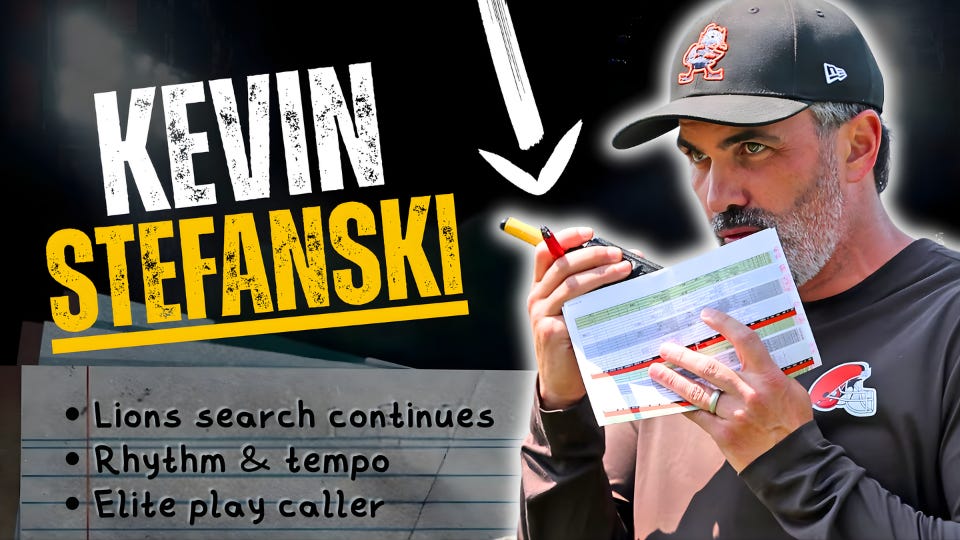 VIDEO: Detroit Lions 2026 Offensive Coordinator Options: Kevin Stefanski