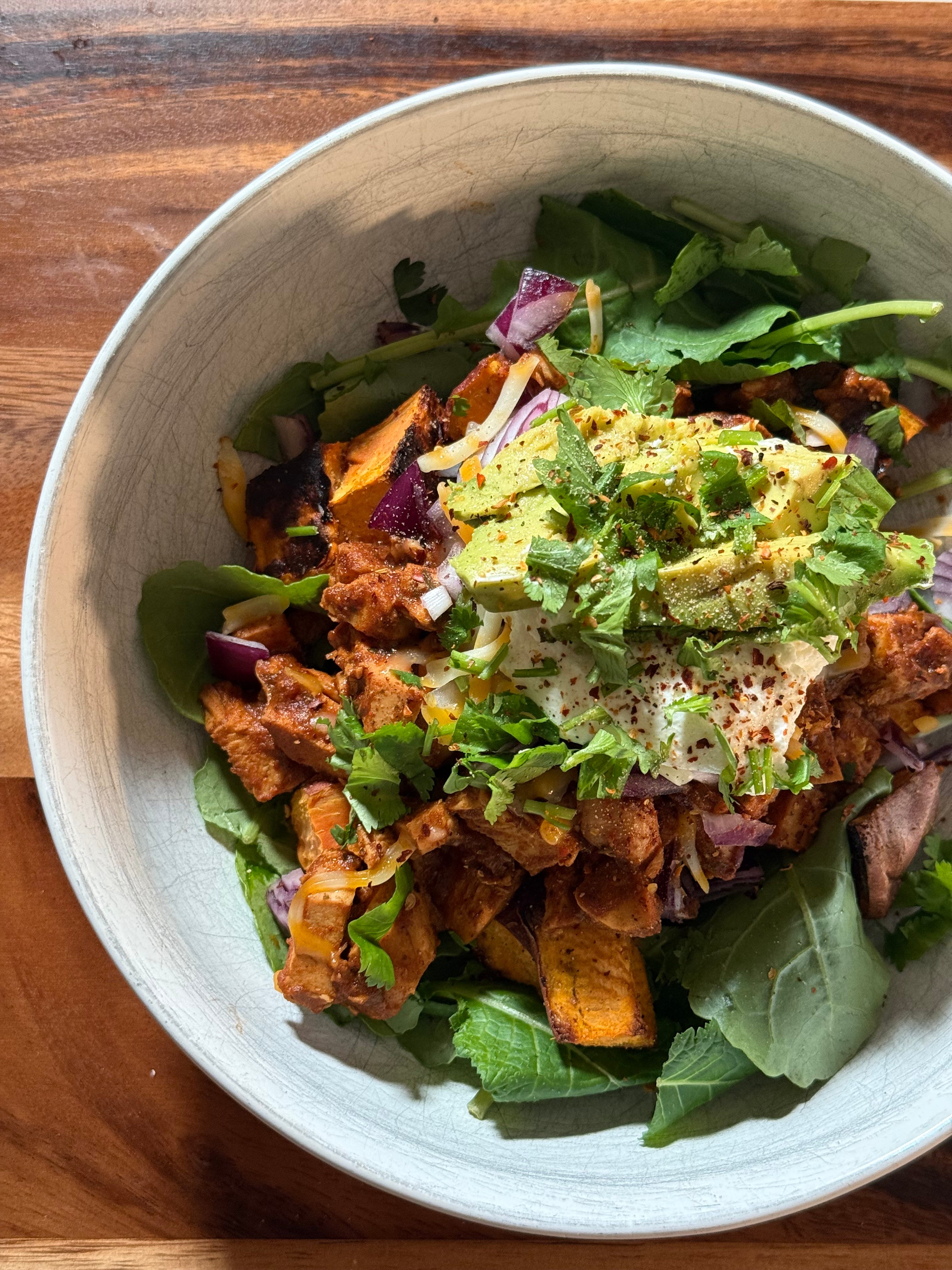 Taco Sweet Potato Bowls - by Ellie Teale - Ellie’s Substack