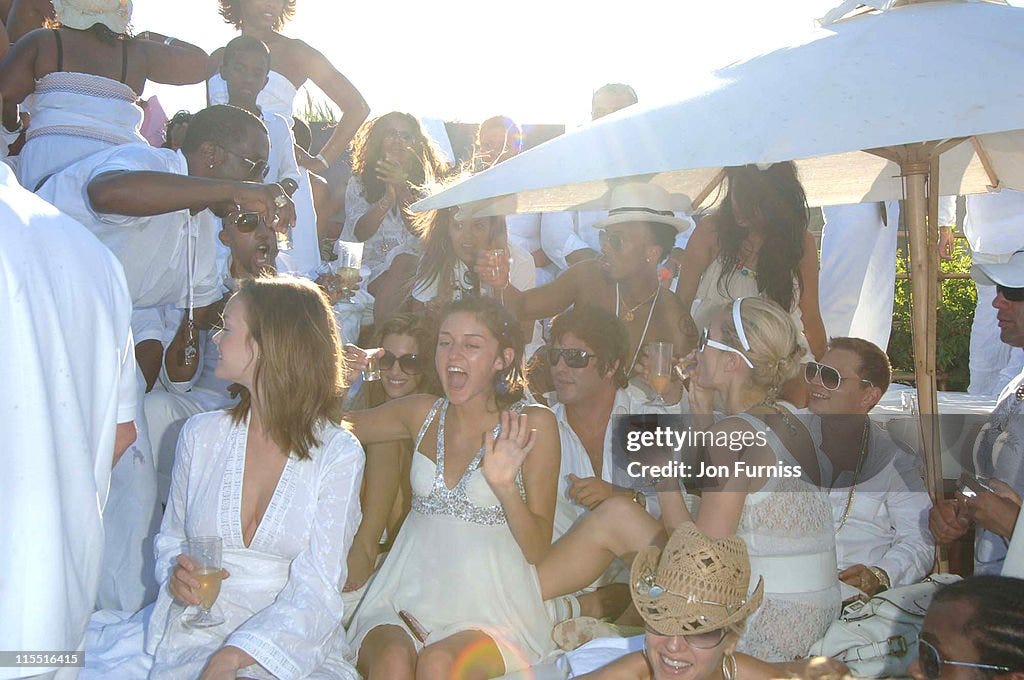 Sean "Diddy" Combs White Party - Inside