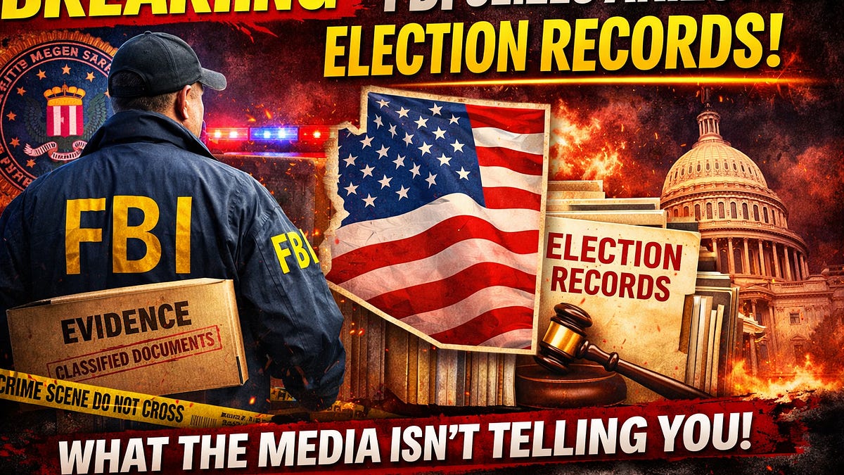 BREAKING: The FBI Seized Arizona Election Records — What the Media Isn ...