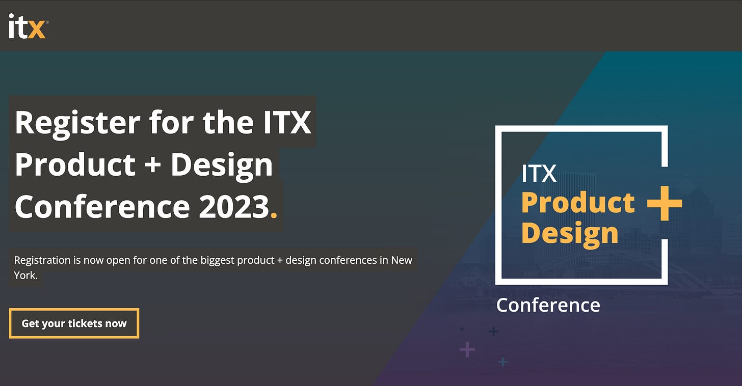 ITX conference promo page