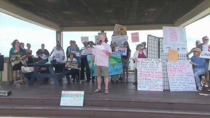 Finger Lakes community protests Greenridge crypto-mining facility