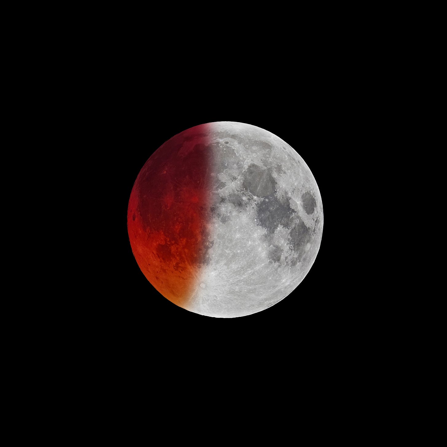 Photo of the Blood Moon Lunar Eclipse