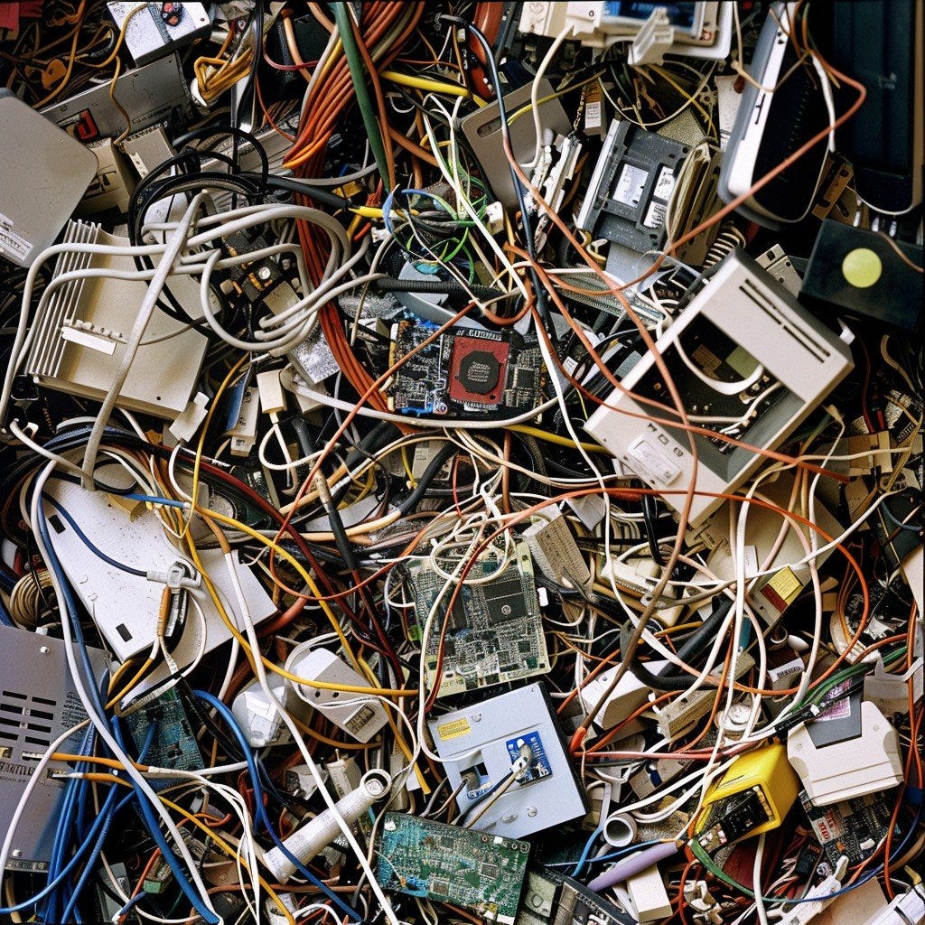 eu, um emaranhado de fios - by matheus - lan house
