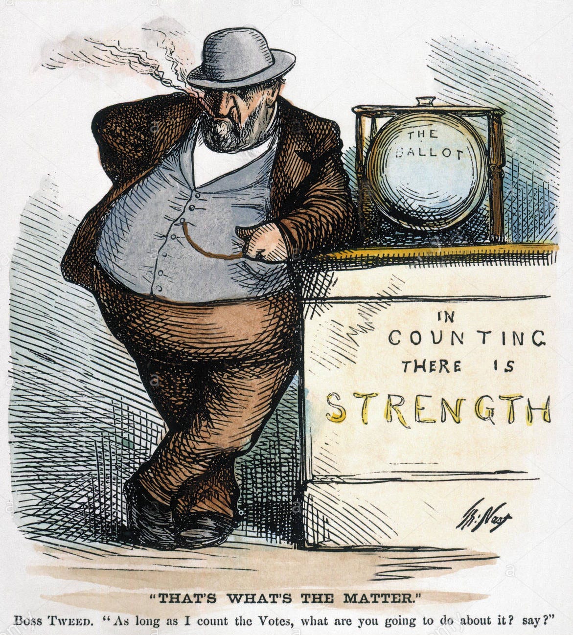 Tammany Hall - Boss Tweed cartoon