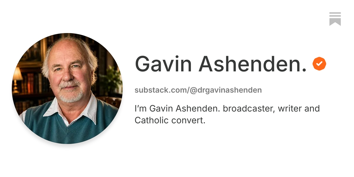 Gavin Ashenden. | Substack