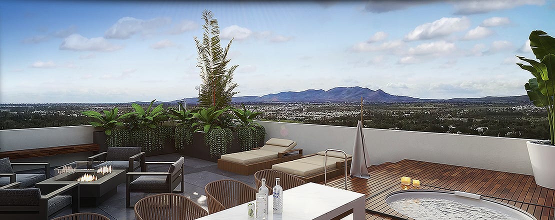 El área común de Graneros Cien tendrá vistas panorámicas El área común de Graneros Cien tendrá vistas panorámicas