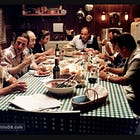 Cinematic Composition Challenge: from The Sopranos scene to a children book illustration