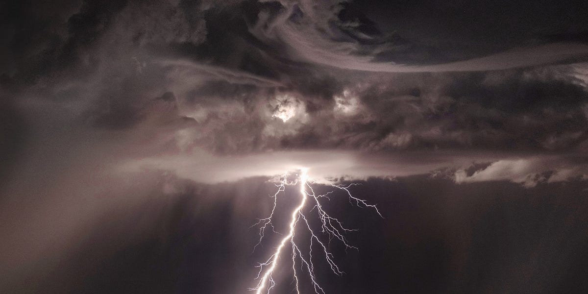 Lightning is amazing, but sometimes it's the clouds that steal the show...