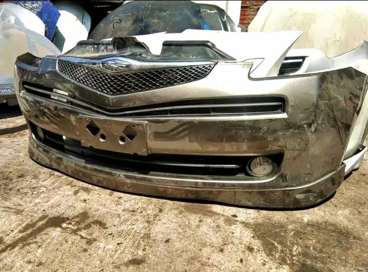Front bumper bought and paid $318 in full just need to be delivered. It was purchased using a very generous donation of 1 BCH.