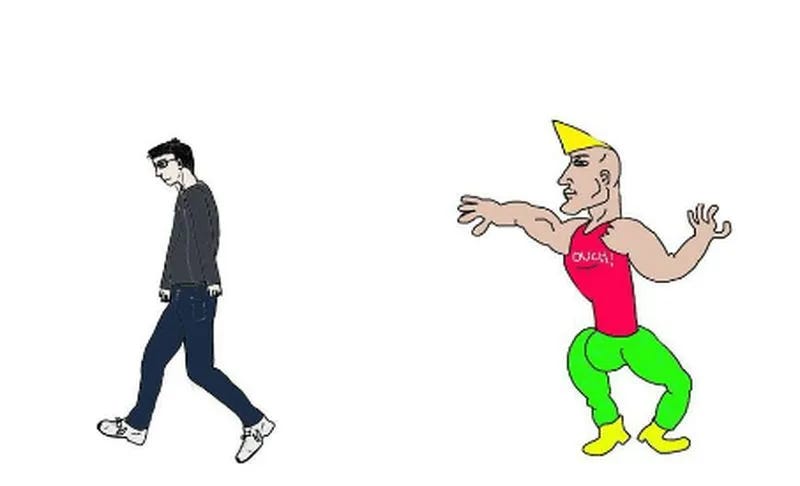 Virgin Vs Chad Meme Template — Kapwing