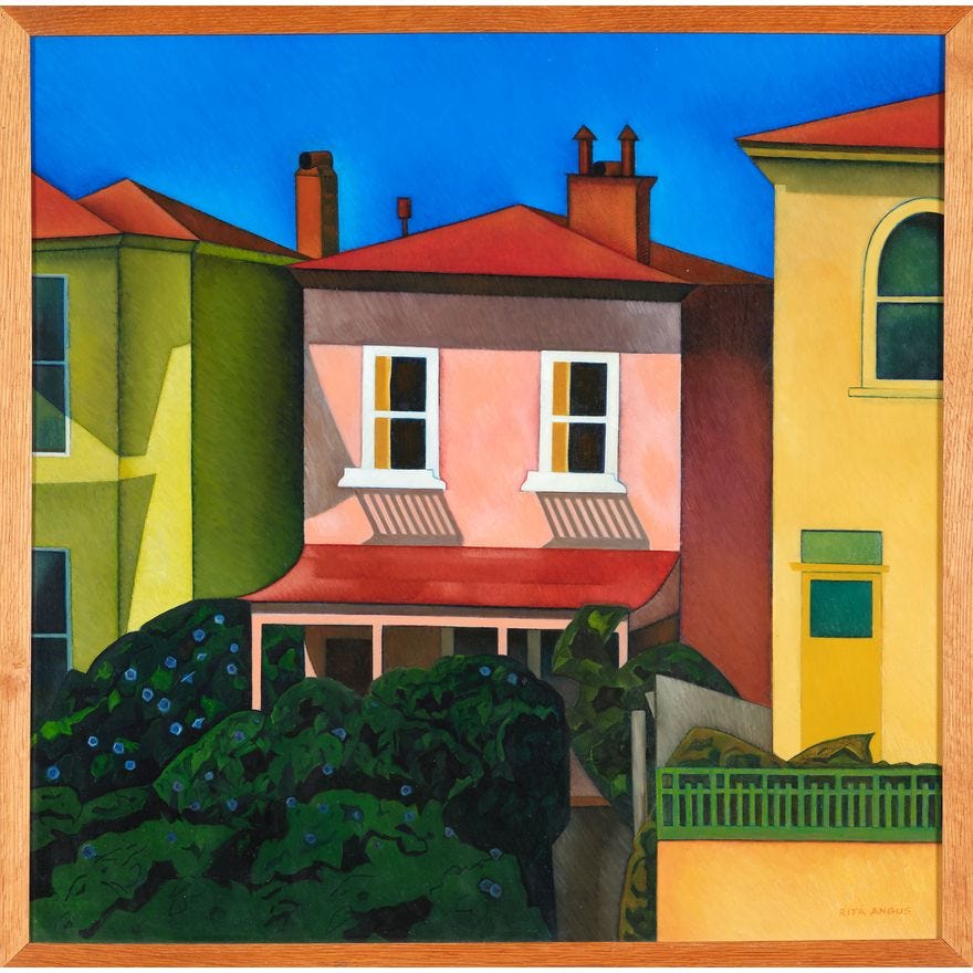 Rita Angus 'Before the Demolition'