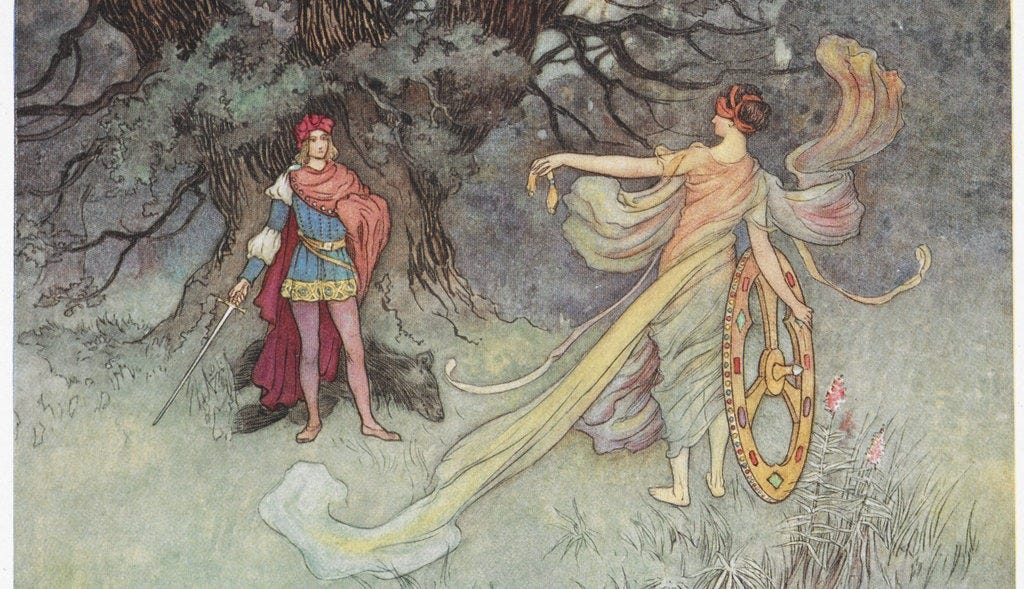 The Fairy Book ... By the author of “John Halifax, Gentleman” [Dinah Maria Craik] With 32 illustrations in colour by Warwick Goble.